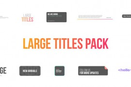 Large Titles for Davinci Resolve 44094065