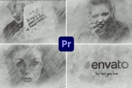 Pencil Sketch/Scribble Drawing Logo 45551103