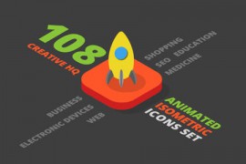 3D Isometric Flat Icons Pack 14341656