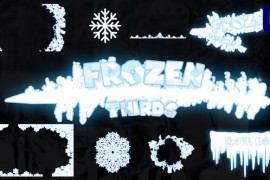 Frozen Lower Thirds And Textures | Premiere Pro MOGRT 42641216