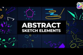 Abstract Sketch Elements | FCPX 47381904