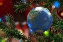 Christmas Earth Greeting 14051685