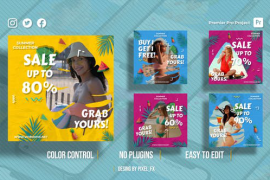 Summer Sale Instagram Posts I MOGRT 46605868