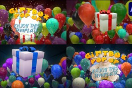 Gift Box Pop Up for After Effects 43751731