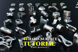 Artstation – 44 Hard Surface Kitbash + Full Process Tutorial by Vizyon Designers