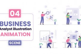 Business Analytics Illustration Scene 52460430