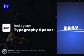 Instagram Typography Opener for Premiere Pro 43899291