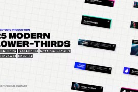 Modern Lower-Thirds for Premiere Pro 44221484