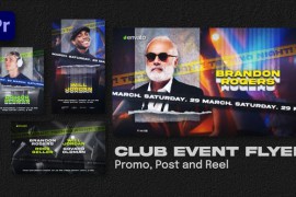 Club Event Flyer. Promo, Post and Reel | Premiere Pro 51470049