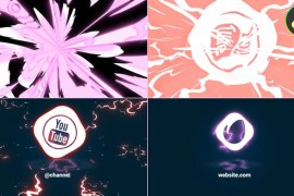 Energy Blast Logo Reveal for DaVinci Resolve 50743758
