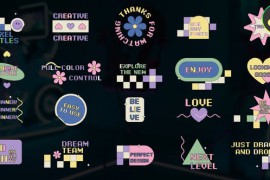 Pixel Colorful Creative Titles for DaVinci Resolve 44658539