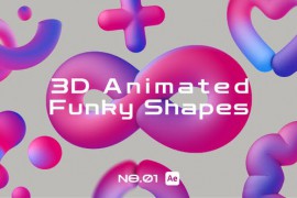 3D Animated Funky Shapes 45434137