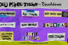 Torn Paper Titles For Premiere Pro 52733729