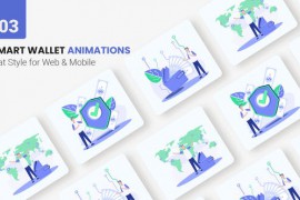 Smart Wallet Animations - Flat Concept 46063235