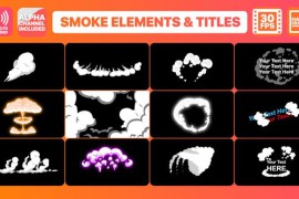 2DFX Smoke Elements And Titles | FCPX 26440800