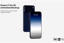 Free Download:Phone 17 Pro 3D Animated Mockup 60810587