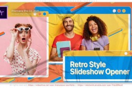 Retro Style Slideshow Opener 50195959