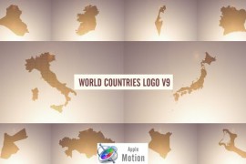 World Countries Logo & Titles V9 - Apple Motion 40871553