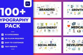 100 Typography Scenes │ Premiere Pro 39238138