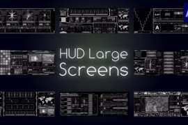 HUD Large Screens for After Effects 52052986