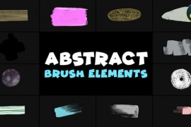 Abstract Brush Elements | DaVinci Resolve 48635210