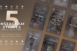 Golden Romantic Vertical Instagram Stories 49844590