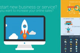 SEO Promotion. Animated flat icons pack. 13025412