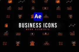 Business Neon Icons 47251765