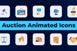 Auction Animated Icons 52058374