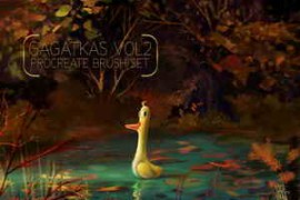 CreativeMarket – Gagatkas vol2 – PROCREATE brush set 4767026