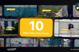 Urban Typography Vol. 01 for DaVinci Resolve 45341841