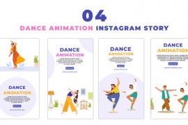 Animated Classic and Western Dance Scene Instagram Story 48058986
