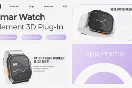 Smart Watch App Mocup 3D 49268760