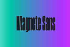 Magnete Sans Font Family 24xOTF