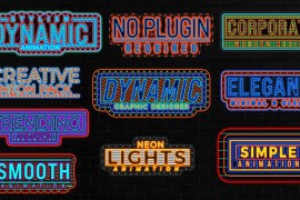 Neon Light Text Pack 50227255