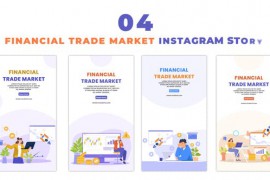 Stock Market Investment Flat Design Instagram Story 48623657
