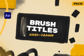 Brush Hand Drawn Titles 3 47173433