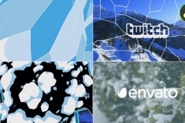 New Year Ice Logo for DaVinci Resolve 49496929