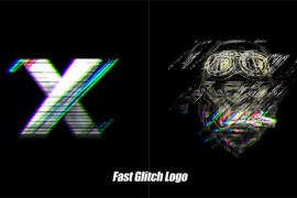 Fast Glitch Logo Reveal 48780844