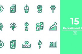 Recruitment Icon Premiere Pro 50360600