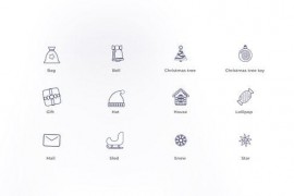 Christmas Holidays - Outline Icons 46780492