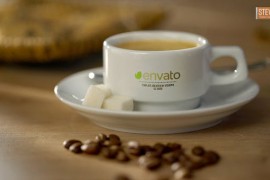 Coffee Americano Mockup Logo Opener 45871627