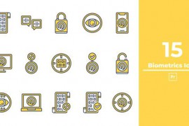 Biometrics Icon Premiere Pro 50406814