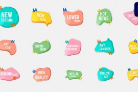 Abstract Forms Lower Thirds for Premiere Pro 45498287