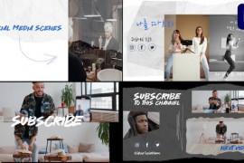 Torn Social Media Endscreens for Premiere Pro 48823635