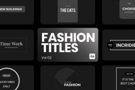 Fashion Titles 02 for After Effects 44038658