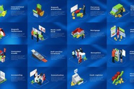Banking And Finance Isometric Concepts 25557529