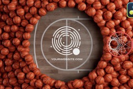 Basketball Court Logo Reveal 45886210