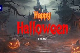 Happy Halloween Intro MOGRT 47910372