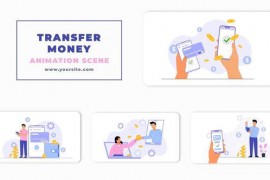 Transfer Money Premiere Pro Animation Scene Pack 46461168